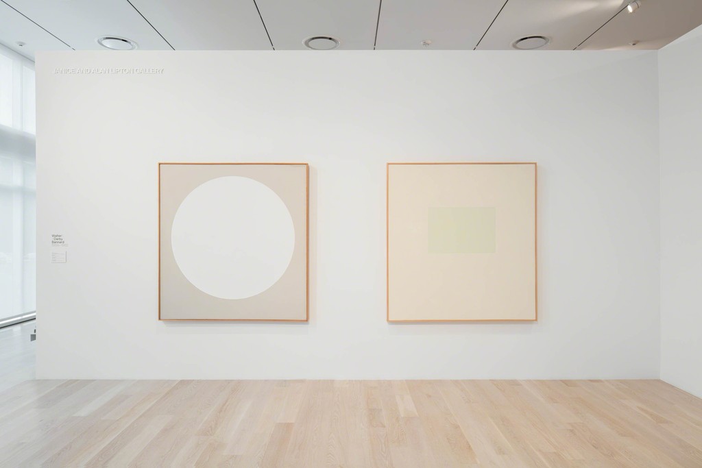 Installation view: "Walter Darby Bannard: 1959–1962" at Institute of Contemporary Art, Miami. Apr 26 – Sept 22, 2018. Photo: Fredrik Nilsen Studio. Installation view: "Walter Darby Bannard: 1959–1962" at Institute of Contemporary Art, Miami. Apr 26 – Sept 22, 2018. Photo: Fredrik Nilsen Studio.