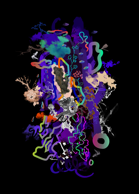 Guang-Yu Zhang, ‘Neon Stone L’, 2019, A.Style