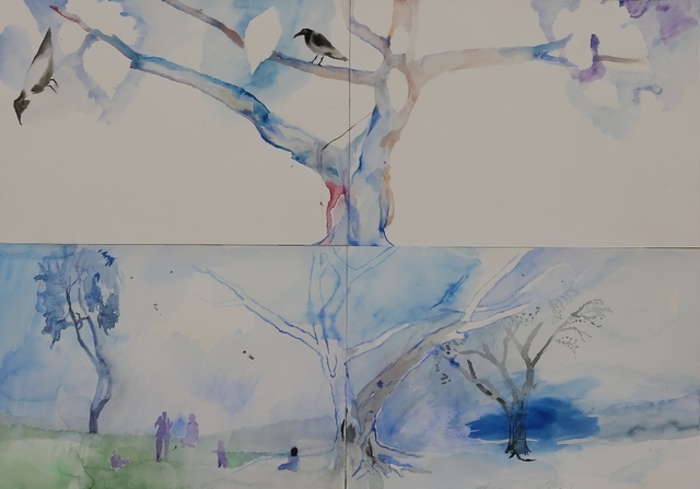 Yoav Hirsch, ‘Characters (quadriptych)’, 2014, Contemporary by Golconda