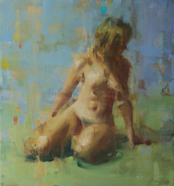 David Shevlino, ‘Nude on Green’, 2010-2015, Gallery 1261