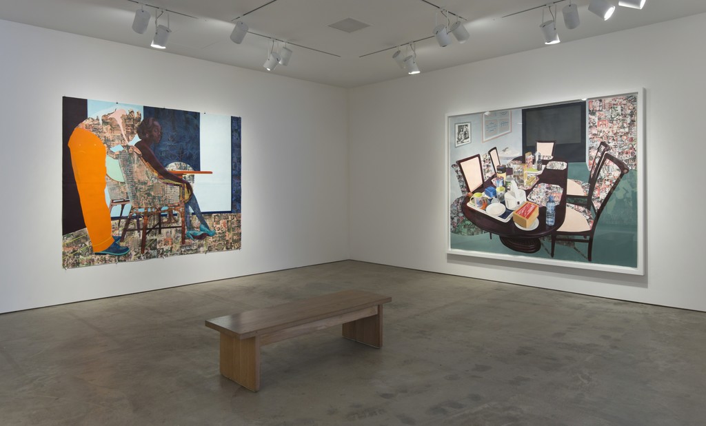 Caption: Installation view of Hammer Projects: Njideka Akunyili Crosby. October 3, 2015–January 10, 2016. Hammer Museum, Los Angeles. Photo: Brian Forrest. Caption: Installation view of Hammer Projects: Njideka Akunyili Crosby. October 3, 2015–January 10, 2016. Hammer Museum, Los Angeles. Photo: Brian Forrest.