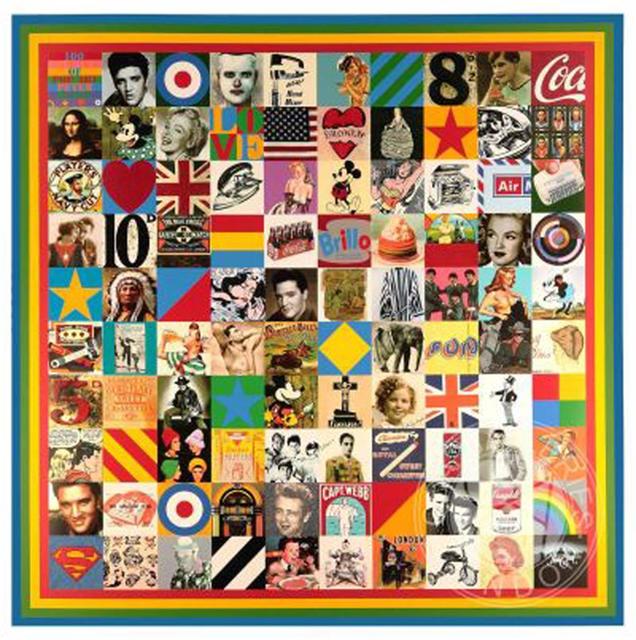 Peter Blake, ‘100 Sources of Pop’, 2014, Lougher Contemporary