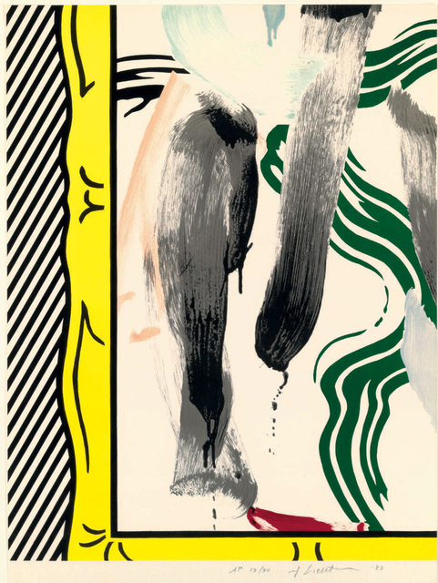 Roy Lichtenstein, ‘Against Apartheid (C. 200)’, 1983, Print, Lithograph on Arches paper, Taglialatella Galleries