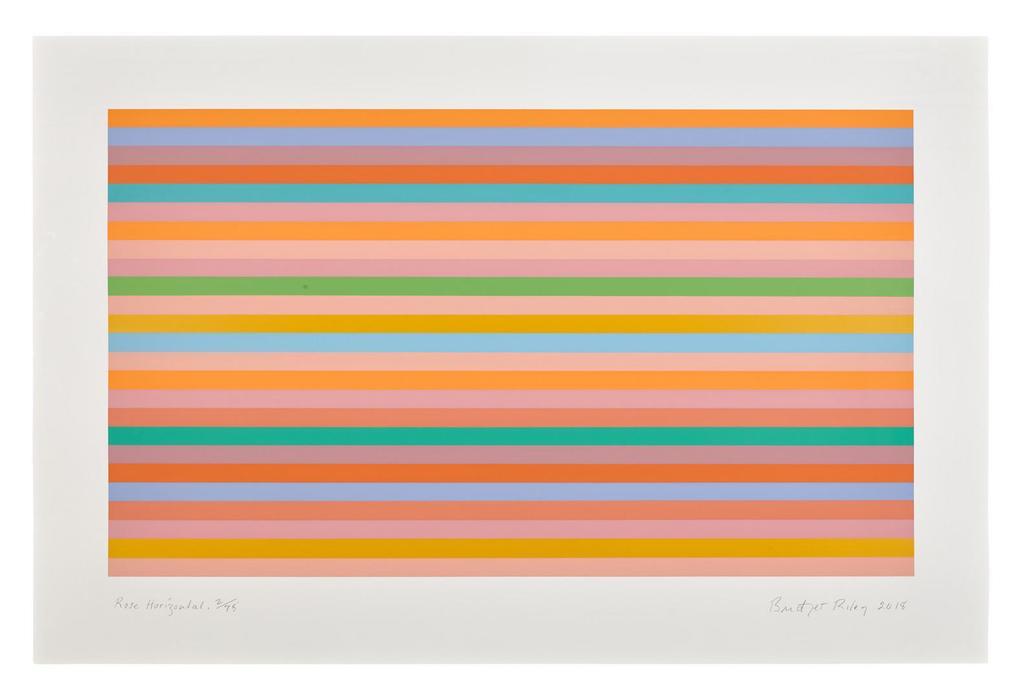 Bridget Riley - ROSE HORIZONTAL (NOT IN S.)