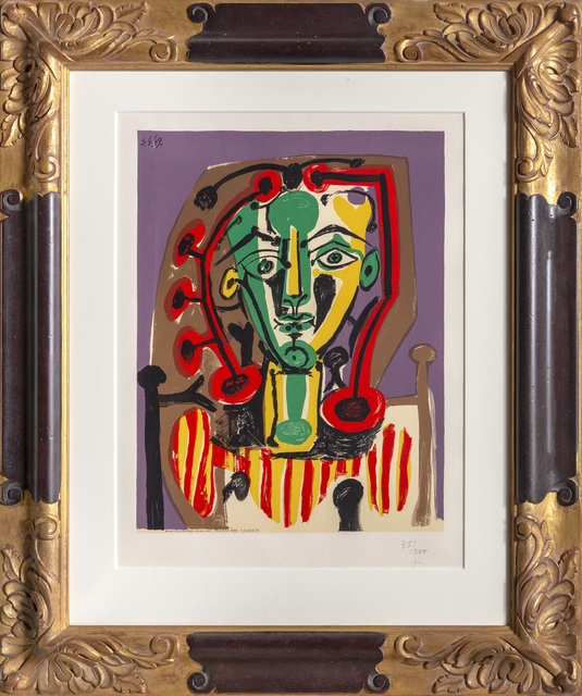 Pablo Picasso, ‘Le Corsage Rayé’, 1978, Print, Lithograph on Arches Paper, RoGallery