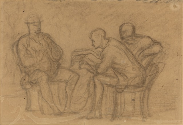 Honoré Daumier, ‘The Reading’, National Gallery of Art, Washington, D.C.