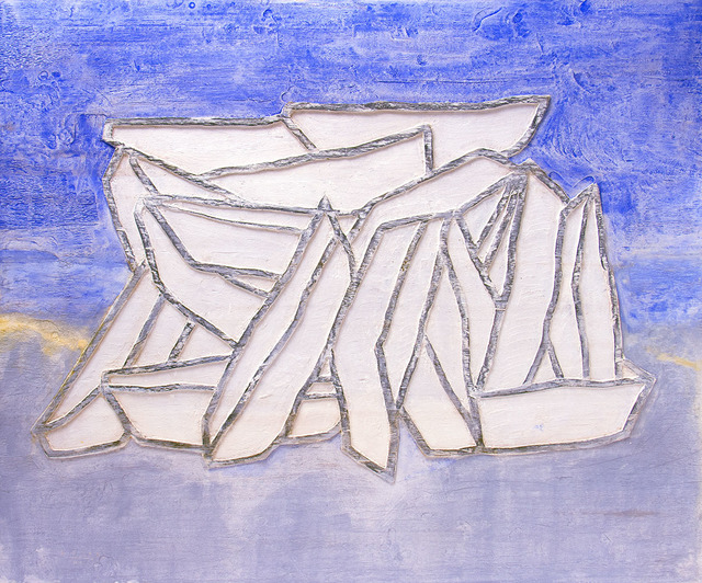 Raúl Díaz, ‘AMONTONADOS 2’, 2019, Painting, Mixed Media on Wood Panel, Jerald Melberg Gallery