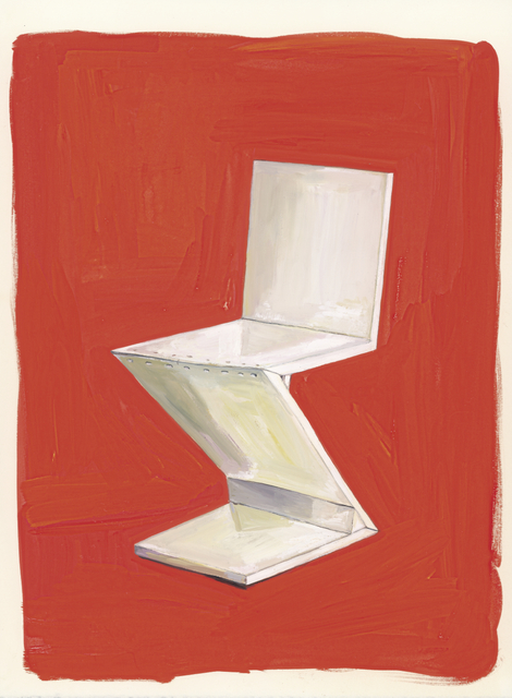Maira Kalman, ‘Zig-Zag Chair’, 2014, Cooper Hewitt, Smithsonian Design Museum