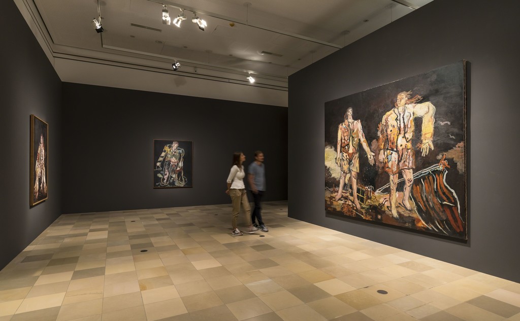 Exhibition view "Georg Baselitz. The Heroes" Photo: Städel Museum (2016) Exhibition view "Georg Baselitz. The Heroes" Photo: Städel Museum (2016)