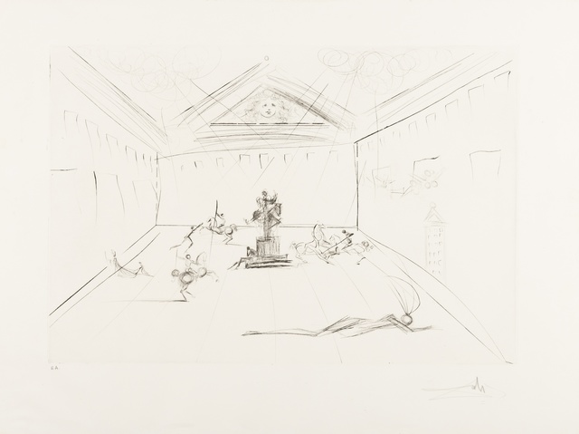 Salvador Dalí, ‘Plaza Mayor (M&L 582a; Field 73-11)’, 1973, Forum Auctions