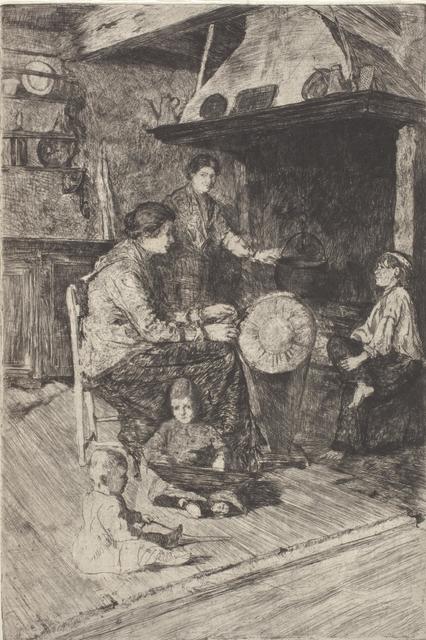 Otto Henry Bacher, ‘Merlatrice’, 1880s, Indianapolis Museum of Art at Newfields