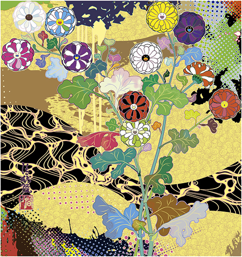 Takashi Murakami, ‘Korin:The Time of Celebration 光琳:祝祭の時’, 2016, Print, Offset Lithograph, Der-Horng Art Gallery