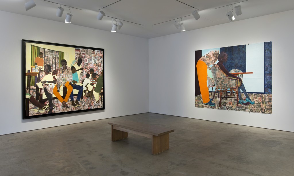 Caption: Installation view of Hammer Projects: Njideka Akunyili Crosby. October 3, 2015–January 10, 2016. Hammer Museum, Los Angeles. Photo: Brian Forrest. Caption: Installation view of Hammer Projects: Njideka Akunyili Crosby. October 3, 2015–January 10, 2016. Hammer Museum, Los Angeles. Photo: Brian Forrest.