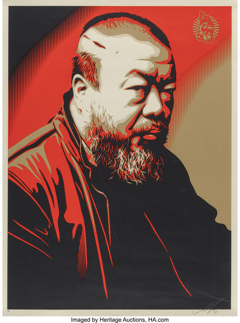 Shepard Fairey (OBEY), ‘Portrait of Ai Weiwei’, 2014, Heritage Auctions