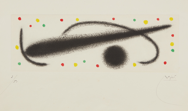 Joan Miró, ‘Fusée (Rocket): one plate’, 1959, Phillips
