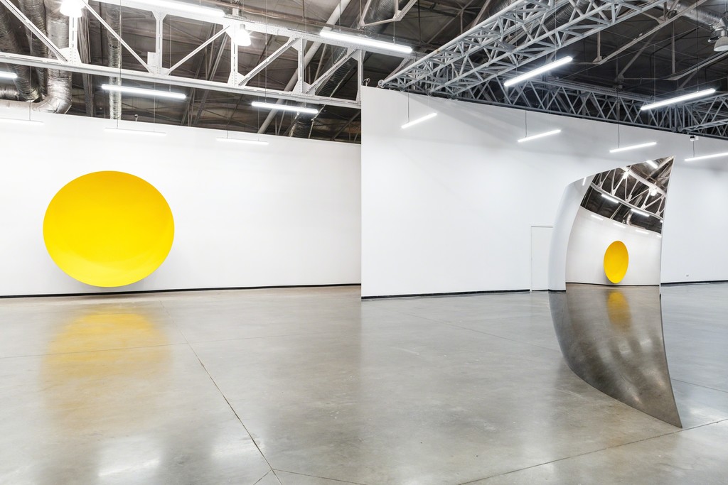 "My Red Homeland" at The Jewish Museum & Tolerance Center. © Anish Kapoor. "My Red Homeland" at The Jewish Museum & Tolerance Center. © Anish Kapoor.