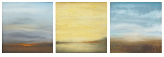 Carole Pierce, ‘Water, Land, Fire-Triptych’, 2014-2015, Seager Gray Gallery