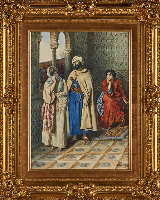 Antonio Gargiullo, ‘Untitled (Interior Scene)’, Painting, Watercolor on paper, Rago/Wright