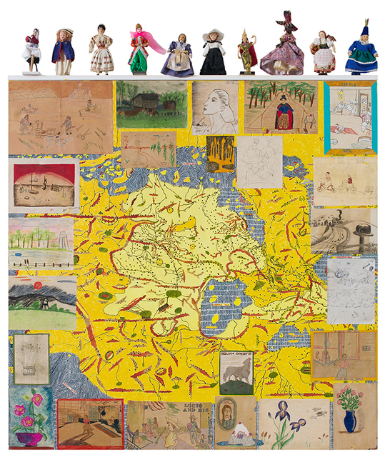 Joyce Kozloff, ‘Then and Now’, 2017, DC Moore Gallery