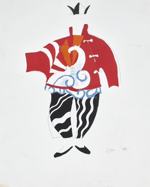 David Hockney, ‘Sketch for Chinese Conjuror from "Parade Triple Bill"’, 1980, Sotheby's