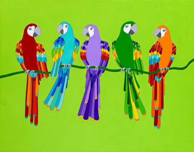 Michael Jernegan, ‘Parrots ’, 2018, design art concepts