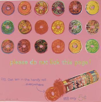 Andy Warhol - Life Savers, from Ads (F. & S. 353)