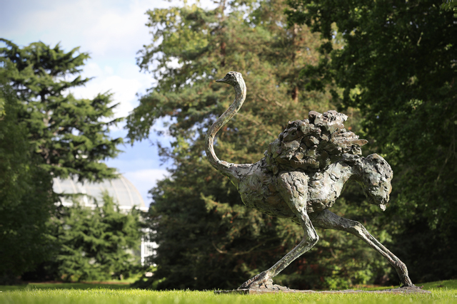 Mark Coreth, ‘Galloping Ostrich’, 2016, Sculpture, Bronze, Sladmore