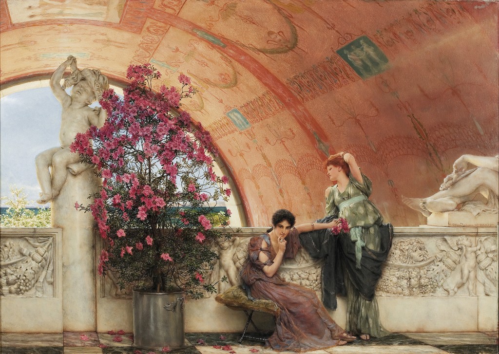 Lawrence Alma-Tadema, Unconscious Rivals, 1893, Bristol Museums & Art Gallery, Photo: © Bristol Culture, Bristol Museum and Art Gallery Lawrence Alma-Tadema, Unconscious Rivals, 1893, Bristol Museums & Art Gallery, Photo: © Bristol Culture, Bristol Museum and Art Gallery