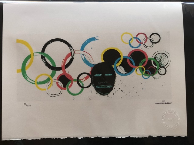 JeanMichel Basquiat Olympic Rings (ca. 1985