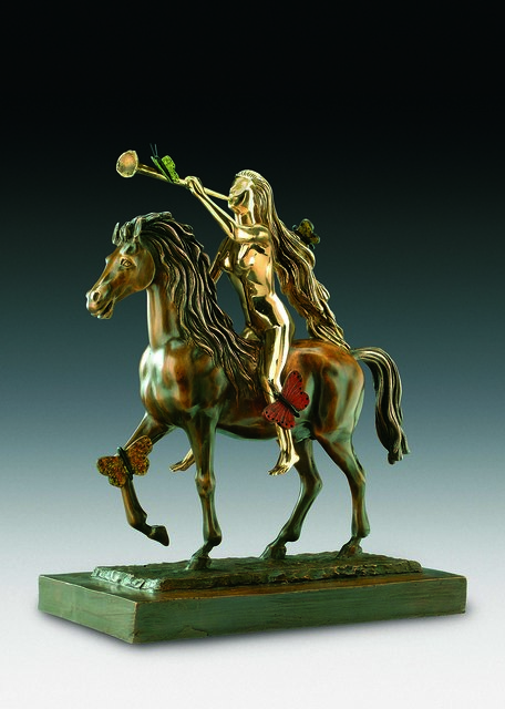 Salvador Dalí, ‘Lady Godiva With Butterflies’, 1976, Sculpture, Bronze lost wax process, Dali Paris
