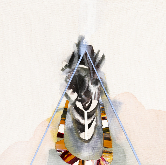 Luke Whitlatch, ‘The Right Side of The Wrong Shadow’, 2019, Painting, Dye, acrylic and oil on canvas, Tracey Morgan Gallery