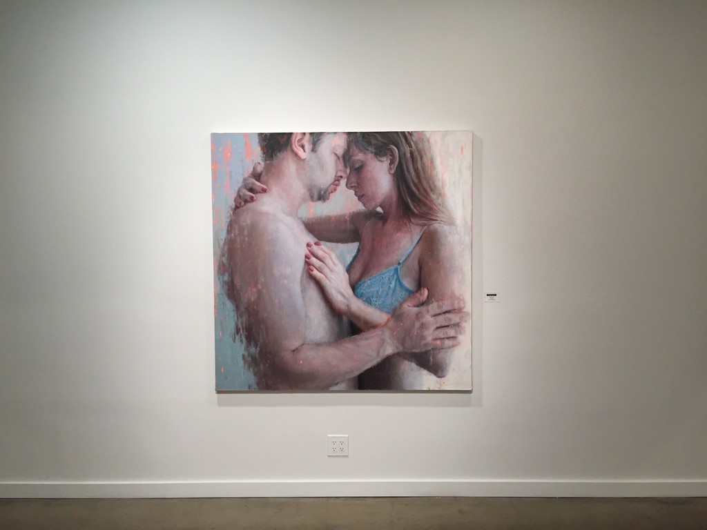Couple (AJB3), 2014, Oil on canvas, 60 x 60 in / 152.4 x 152.4 cm Couple (AJB3), 2014, Oil on canvas, 60 x 60 in / 152.4 x 152.4 cm