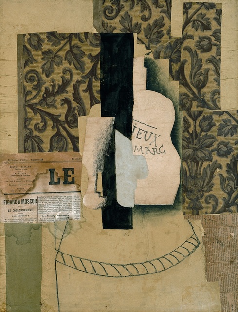 Pablo Picasso, ‘Nature morte, bouteille et verre’, 1913, Vancouver Art Gallery