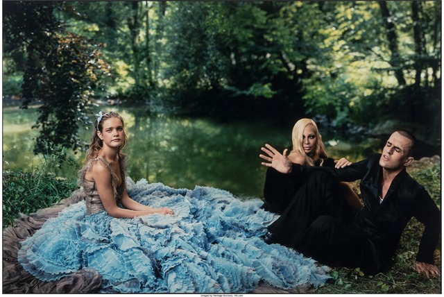 Annie Leibovitz, ‘Alice in Wonderland, Donatella Versace and Rupert Everett with Natalia, Paris’, 2003, Heritage Auctions