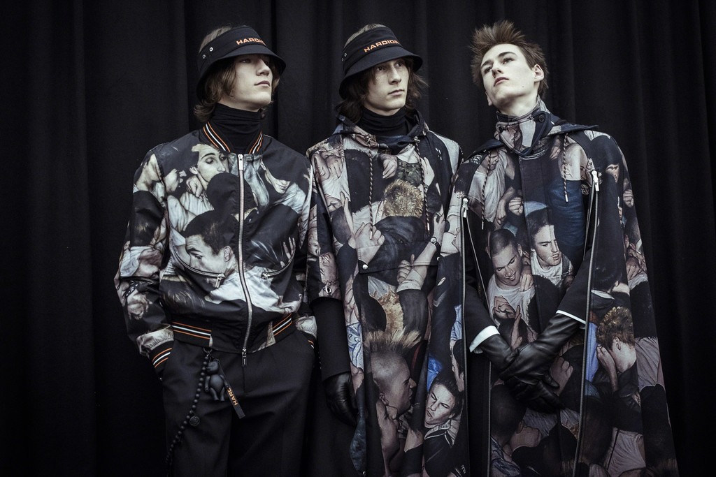 Dior Homme x Dan Witz Winter 2017/2018 Collection backstage. Dior Homme x Dan Witz Winter 2017/2018 Collection backstage.