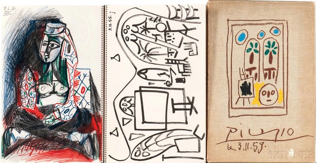 Pablo Picasso, ‘Spiral Notebook Facsimile from Carnet de la Californie’, 1959, Skinner