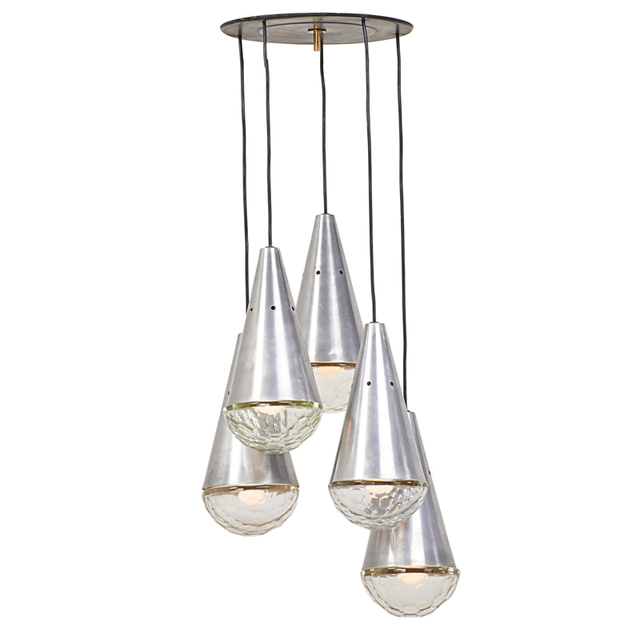 Stilnovo, ‘Five-Pendant Chandelier, Italy’, 1950s, Rago/Wright