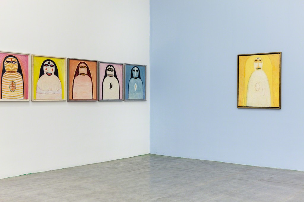 Hans Schärer: "Madonnas and Erotic Watercolors," installation view. Hans Schärer: "Madonnas and Erotic Watercolors," installation view.