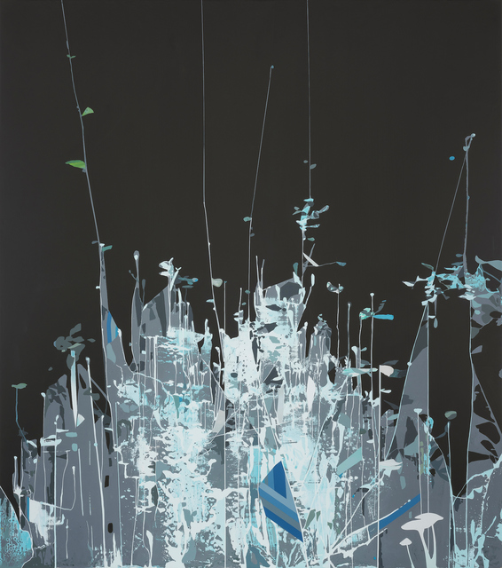 William Swanson, ‘Crystalline Outgrowth’, 2018, Painting, Acrylic on Panel, Eleanor Harwood Gallery