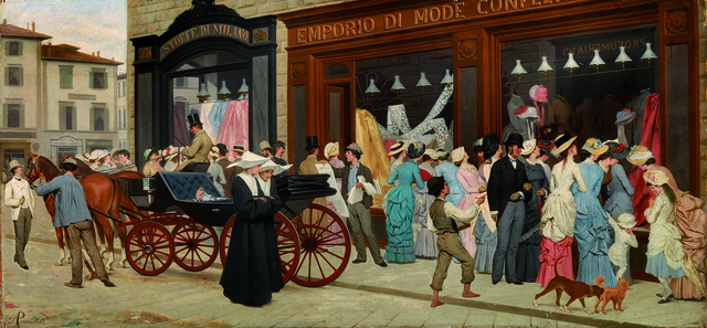 Antonio Puccinelli, ‘La Moda’, 1870, Painting, Oil on canvas, Robilant + Voena