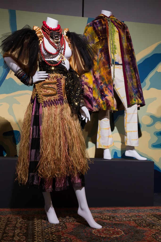 Installation view of 'Counter-Couture: Handmade Fashion in an American Counterculture', 2017. Photo by Jenna Bascom. Installation view of 'Counter-Couture: Handmade Fashion in an American Counterculture', 2017. Photo by Jenna Bascom.