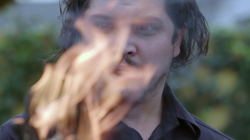 Christopher Richmond, Rendezvous, 2016, HD video, 16mm color film, VHS, sound transferred to HD, 39 minutes, 26 seconds. Christopher Richmond, Rendezvous, 2016, HD video, 16mm color film, VHS, sound transferred to HD, 39 minutes, 26 seconds.
