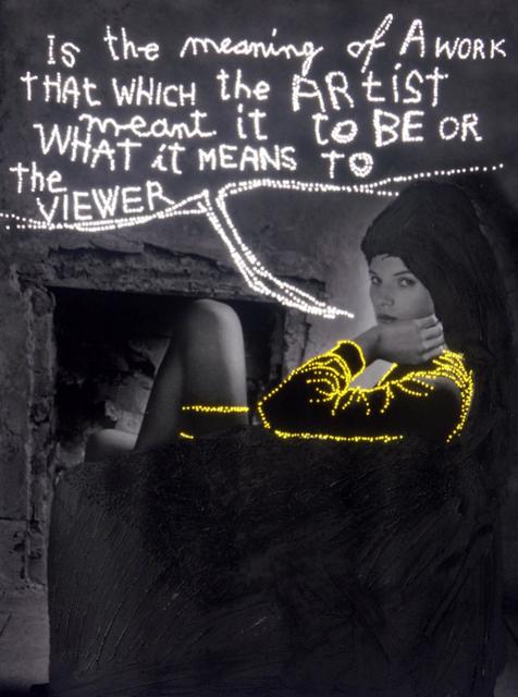 Daniele Buetti, ‘IS THE MEANING OF THE WORK’, 2009, Sculpture, INKJET PRINT ON ARCHIVAL PAPER MOUNTED ON P.V C PERFORATED IN LIGHT BOX, Arushi Arts