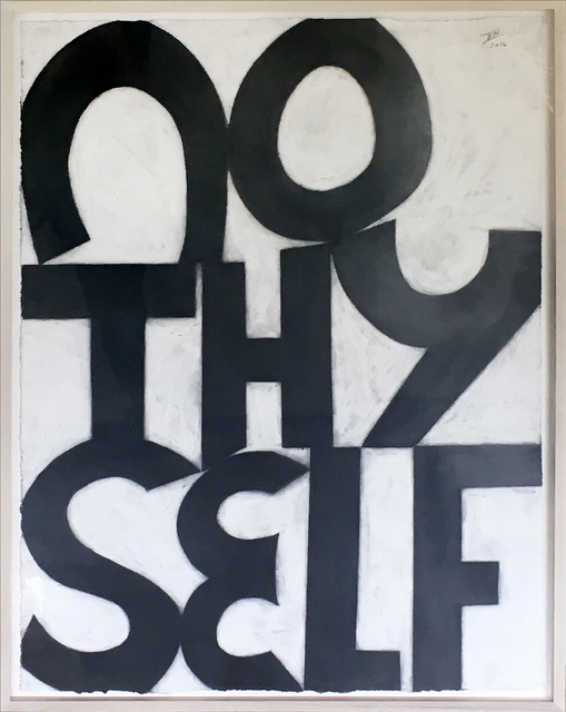 Allan Graham, ‘No Thy Self’, 2016, Drawing, Collage or other Work on Paper, Graphite on paper, William Shearburn Gallery