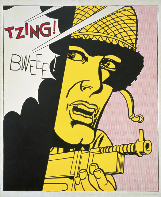 Roy Lichtenstein, ‘Live Ammo (Tzing!)’, 1962, Painting, Oil on canvas, San Francisco Museum of Modern Art (SFMOMA)