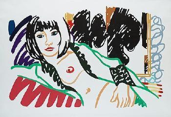 Tom Wesselman - Monica In Robe with Motherwell