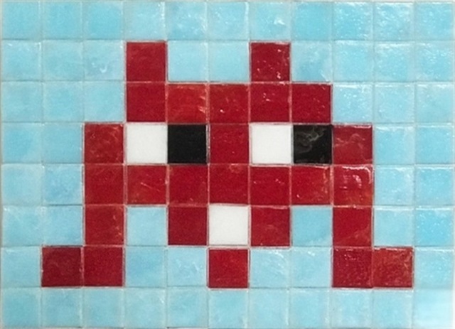 Invader, ‘Alias ldn-01’, 1999, Mixed Media, 88 Ceramic Tiles / Resin, Maddox Gallery
