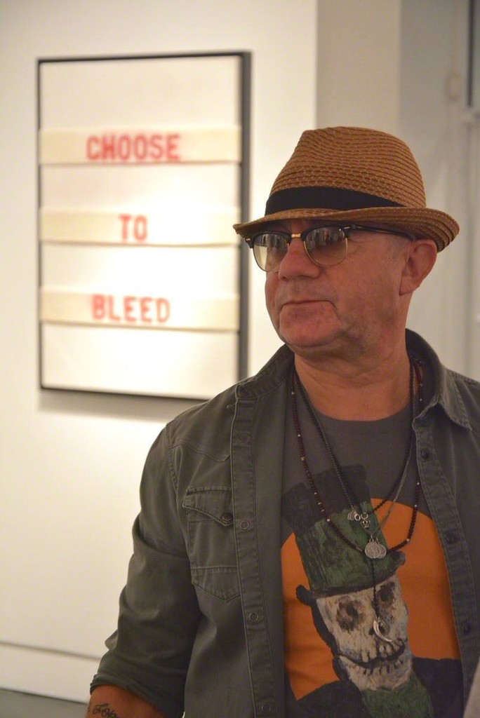 Bernie Taupin at the opening of Anarchaeology (an-ahr-kee-ol-uh-jee) on September 12, 2015 Bernie Taupin at the opening of Anarchaeology (an-ahr-kee-ol-uh-jee) on September 12, 2015