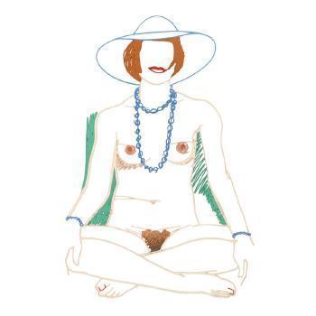 Tom Wesselman - Monica Cross-legged with Beads