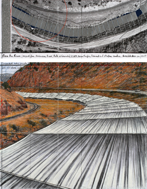 Christo Over The River Project For Arkansas River State Of Colorado 141 11 Artsy